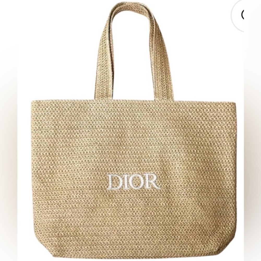 Dior Raffia Tote